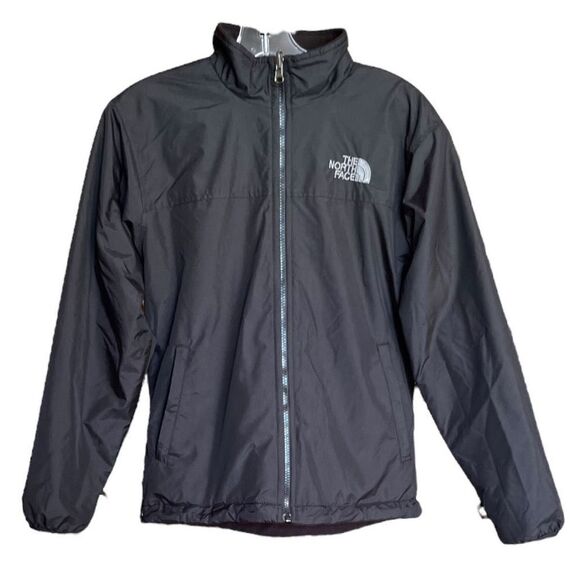 The North Face Women's Black Full Zip Fleece Side Reversible Jacket Size Small - Picture 2 of 9